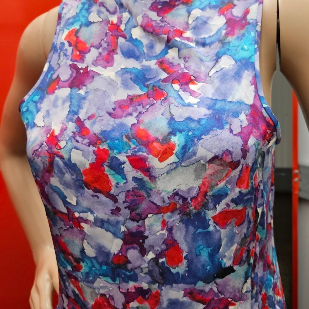 Theory Archi Perplexing Print Silk Dress - Picture 11 of 11